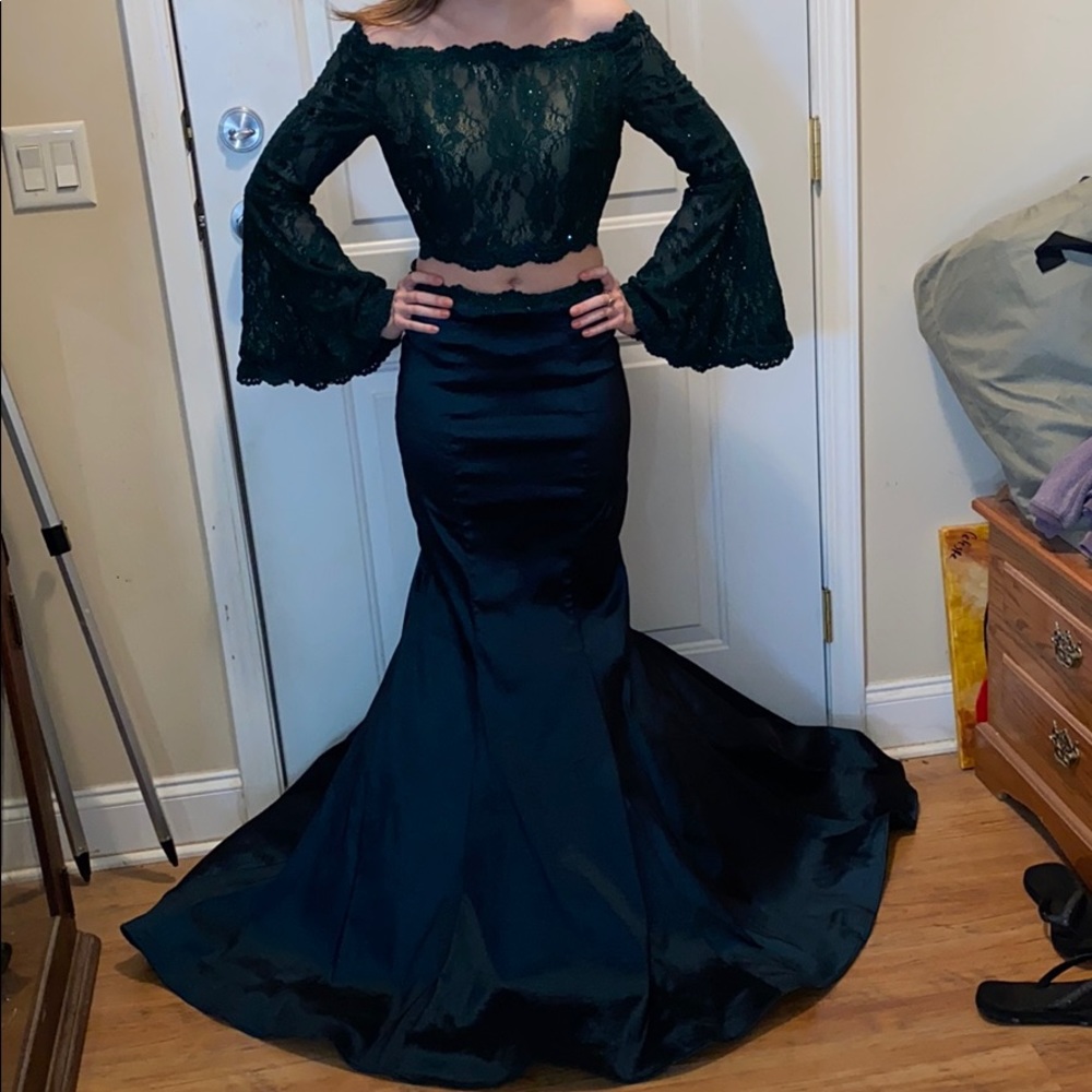 Morilee Emerald Green Prom Dress